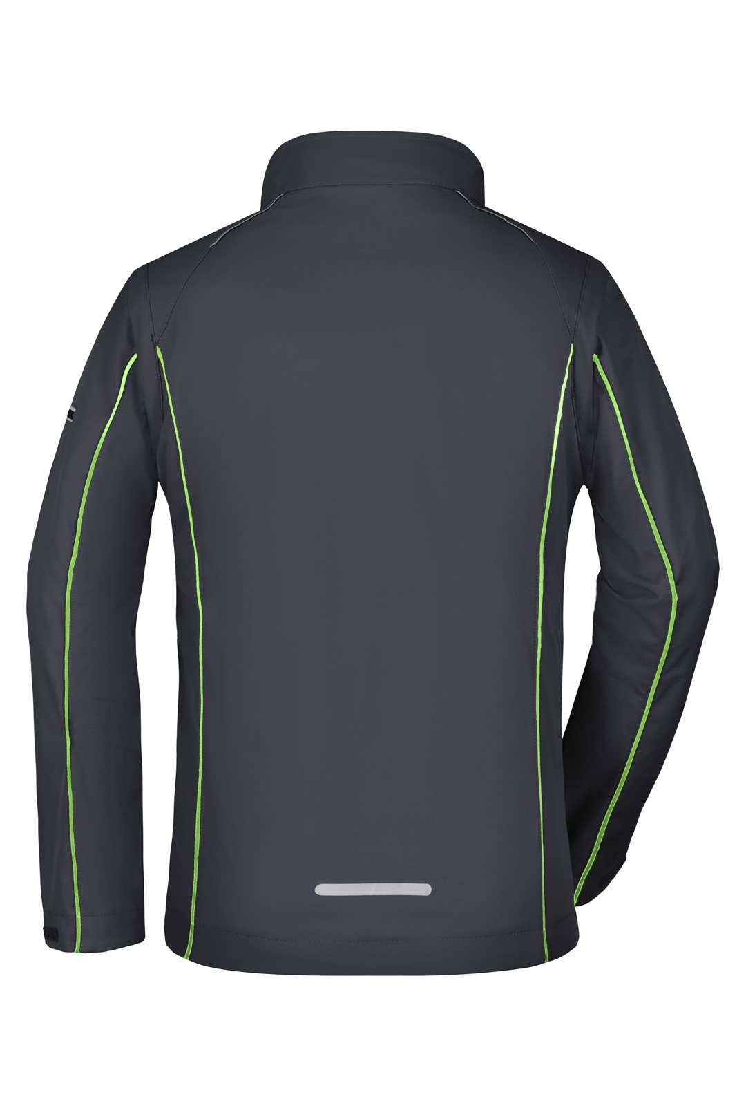 Jacke Damen Grün/Grau – Ladies' Zip-Off Softshell Jacket, Detailansicht