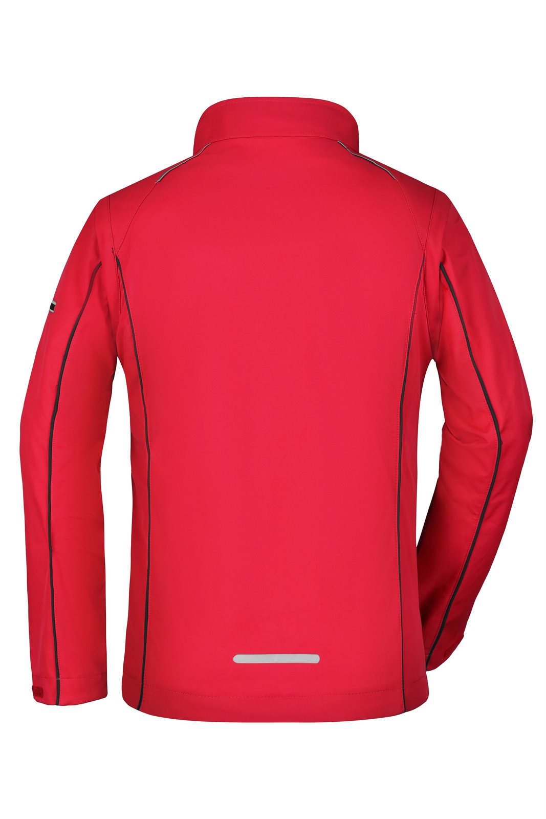 Jacke Damen Schwarz/Rot – Ladies' Zip-Off Softshell Jacket, Detailansicht
