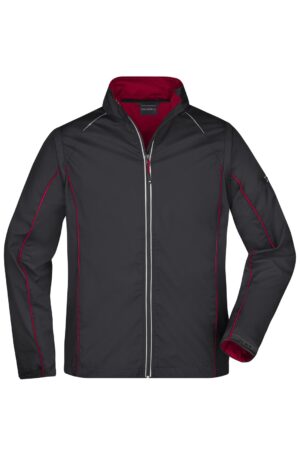 Jacke Herren Schwarz/Rot – Men's Zip-Off Softshell Jacket