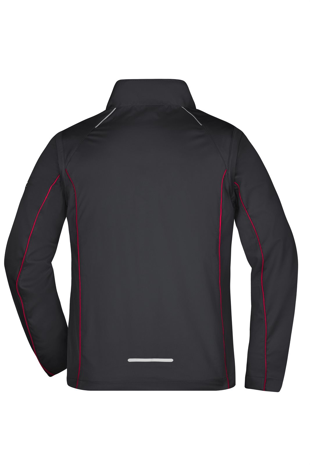 Jacke Herren Schwarz/Rot – Men's Zip-Off Softshell Jacket, Detailansicht