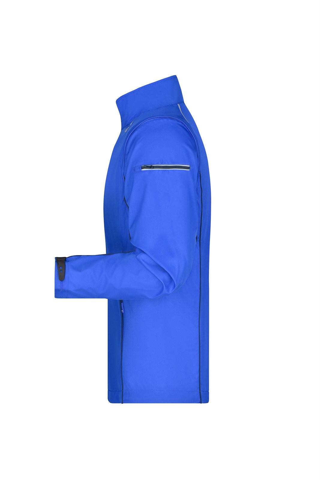 Jacke Herren Blau – Men's Zip-Off Softshell Jacket, Detailansicht