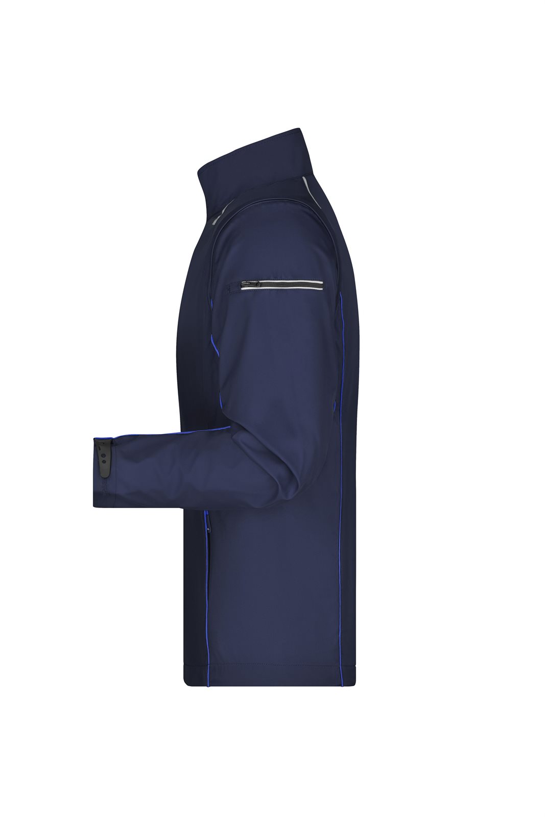 Jacke Herren Blau – Men's Zip-Off Softshell Jacket, Detailansicht