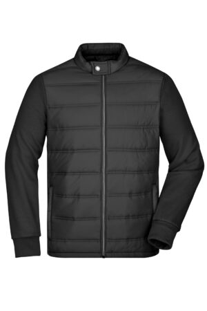 Jacke Herren Schwarz – Men's Hybrid Sweat Jacket