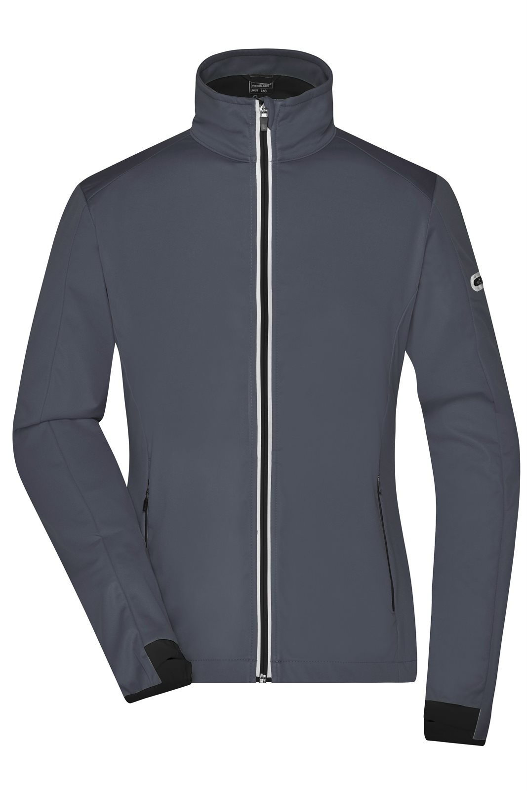 Jacke Damen Grau/Schwarz – Ladies' Sports Softshell Jacket