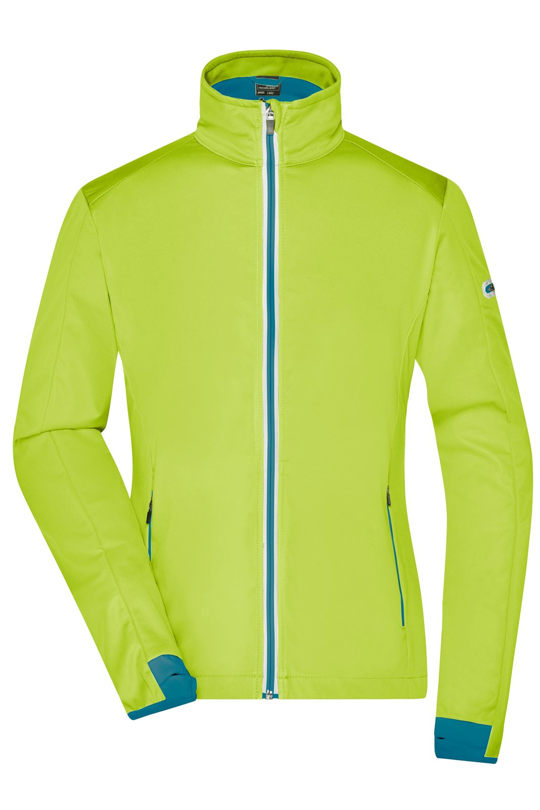 Jacke Damen Gelb/Blau/Neon – Ladies' Sports Softshell Jacket