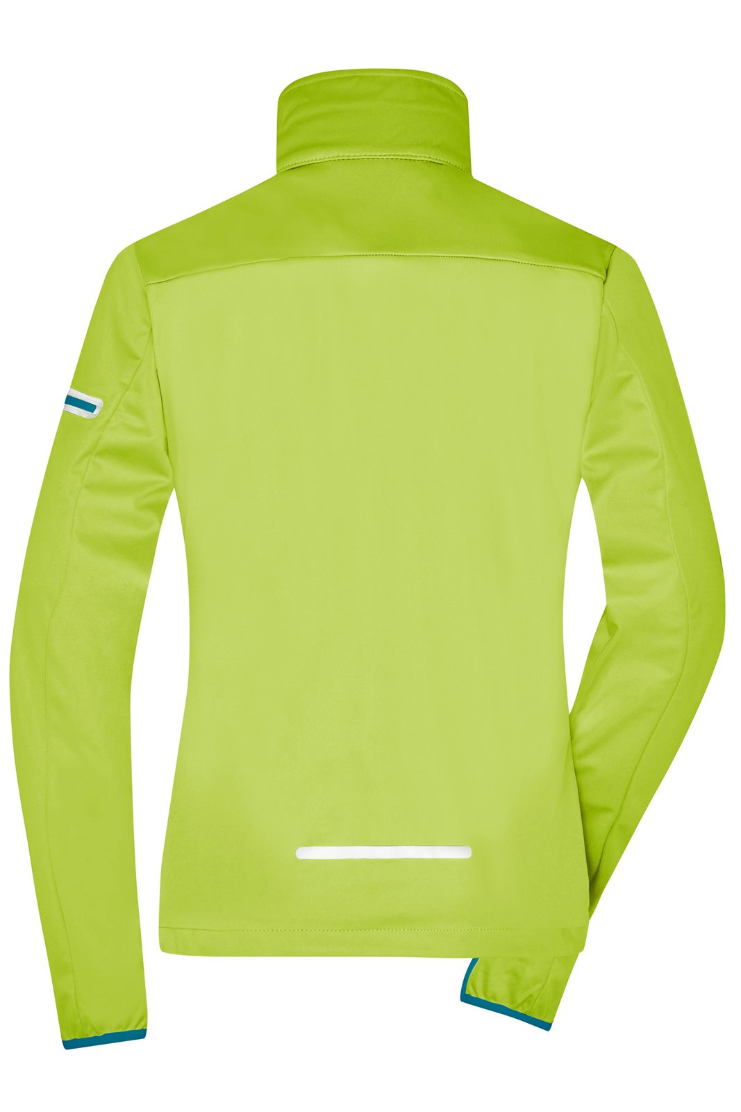 Jacke Damen Gelb/Blau/Neon – Ladies' Sports Softshell Jacket, Detailansicht