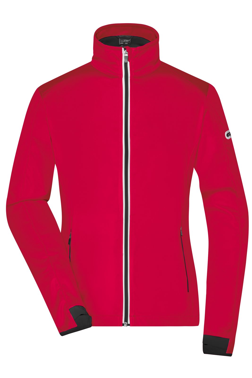 Jacke Damen Rot/Schwarz – Ladies' Sports Softshell Jacket