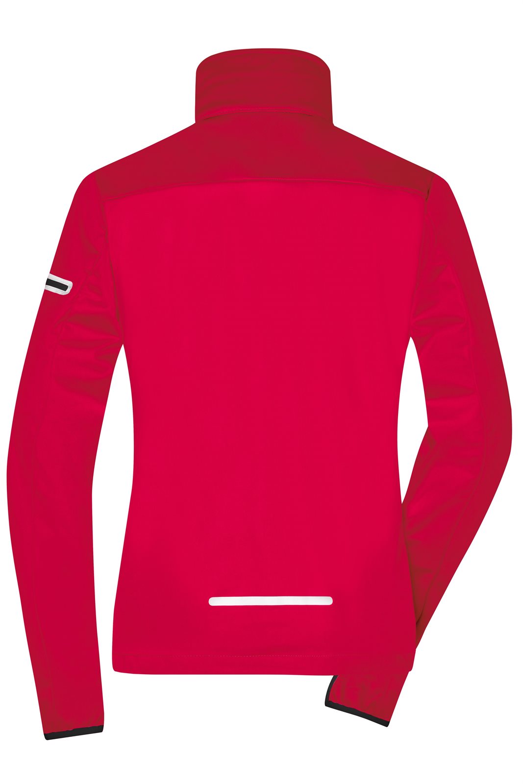 Jacke Damen Rot/Schwarz – Ladies' Sports Softshell Jacket, Detailansicht