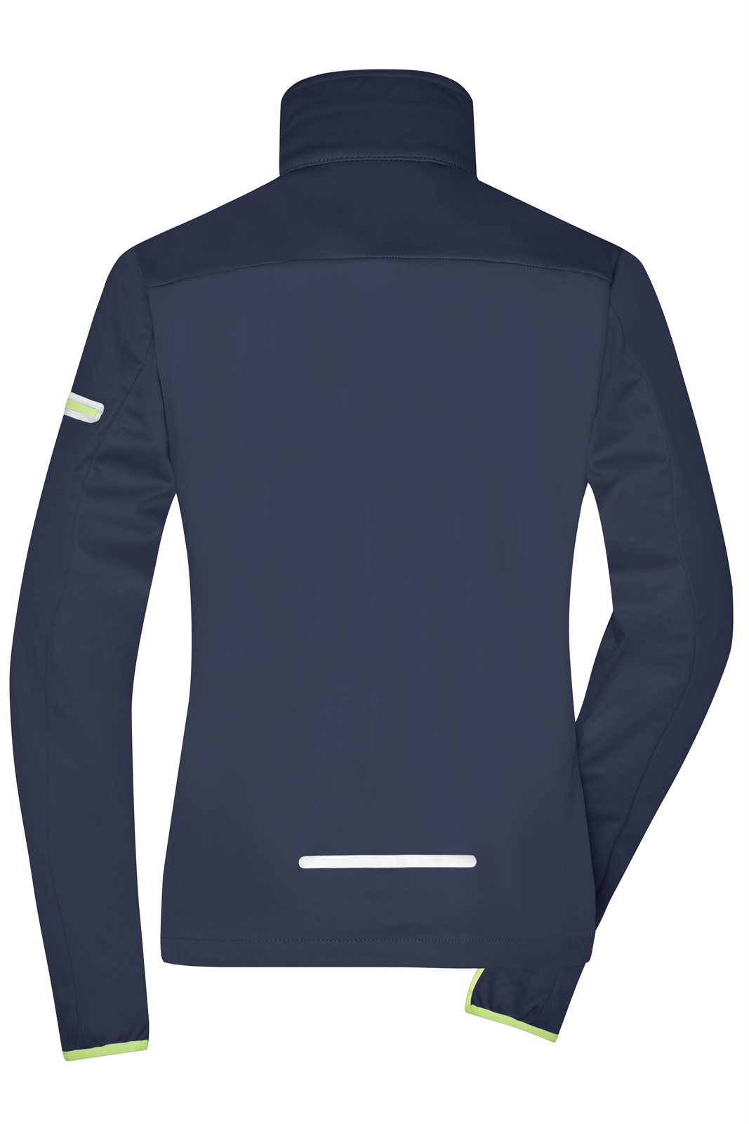 Jacke Damen Blau/Gelb – Ladies' Sports Softshell Jacket, Detailansicht