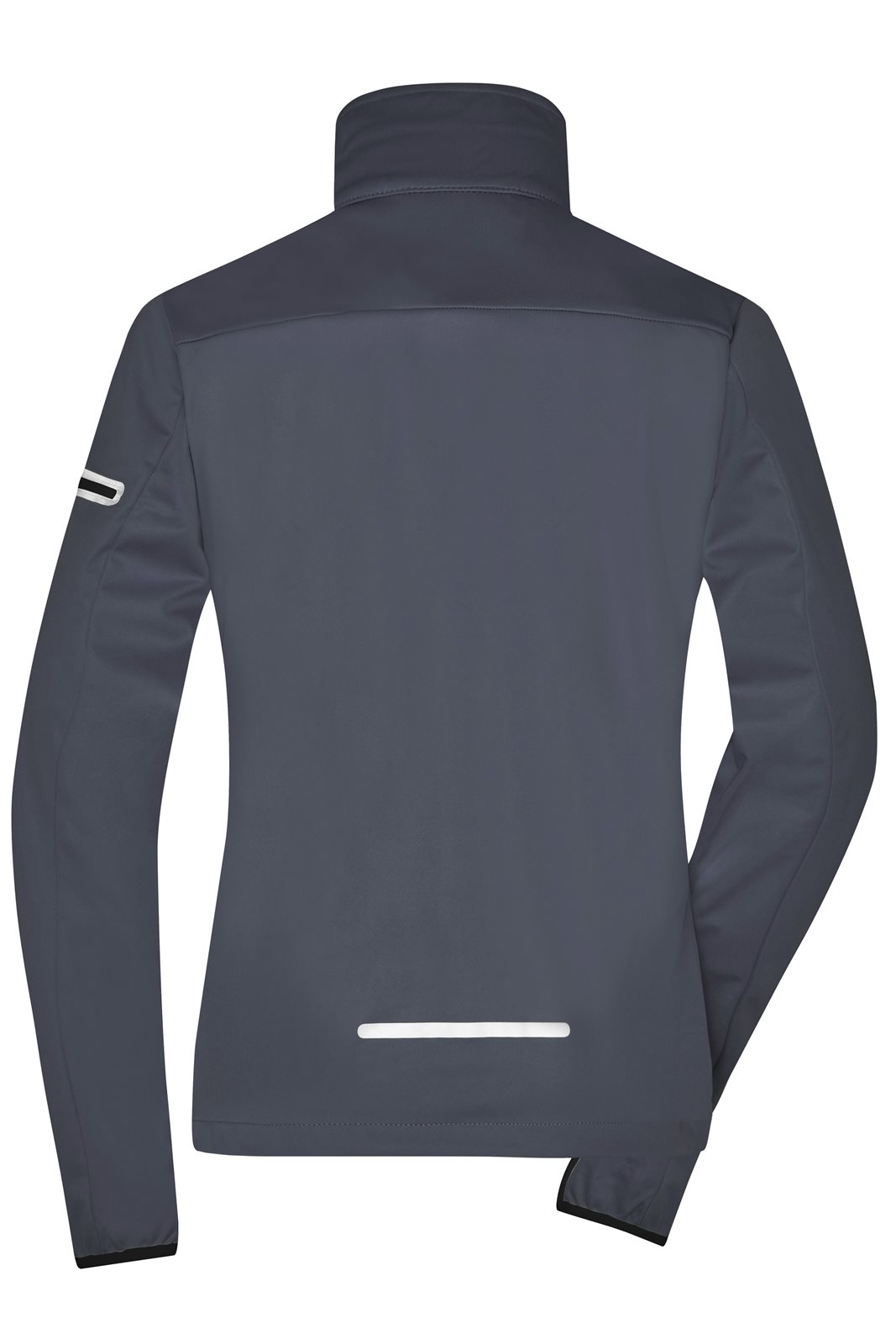 Jacke Damen Grau/Schwarz – Ladies' Sports Softshell Jacket, Detailansicht