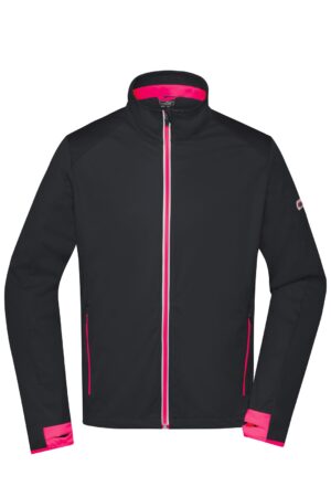 Jacke Herren Schwarz/Rot – Men's Sports Softshell Jacket
