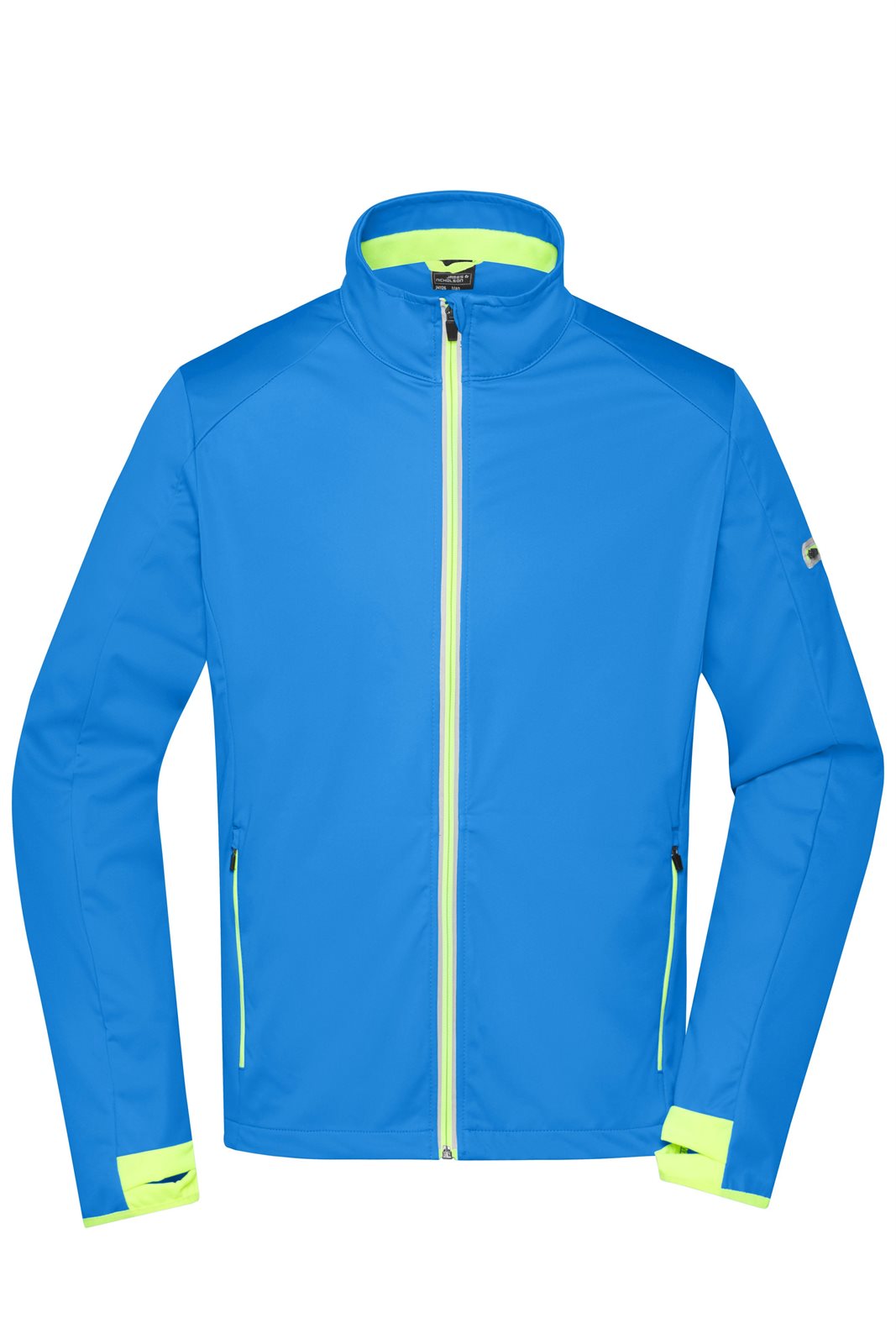 Jacke Herren Blau/Gelb/Neon – Men's Sports Softshell Jacket
