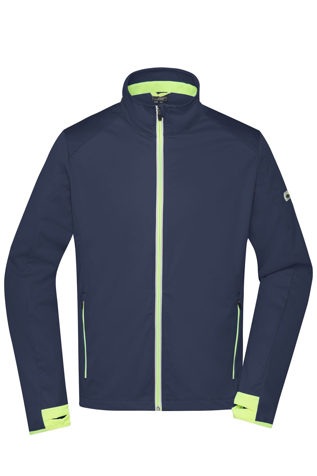 Jacke Herren Blau/Gelb – Men's Sports Softshell Jacket