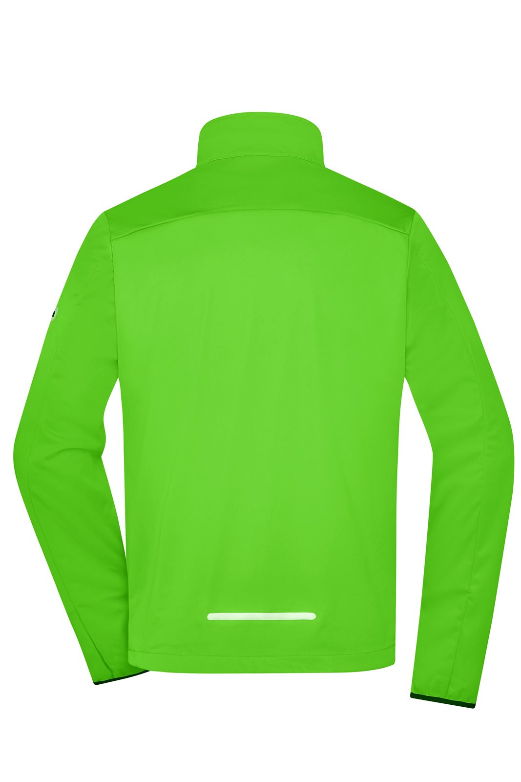 Jacke Herren Schwarz/Grün/Neon – Men's Sports Softshell Jacket, Detailansicht