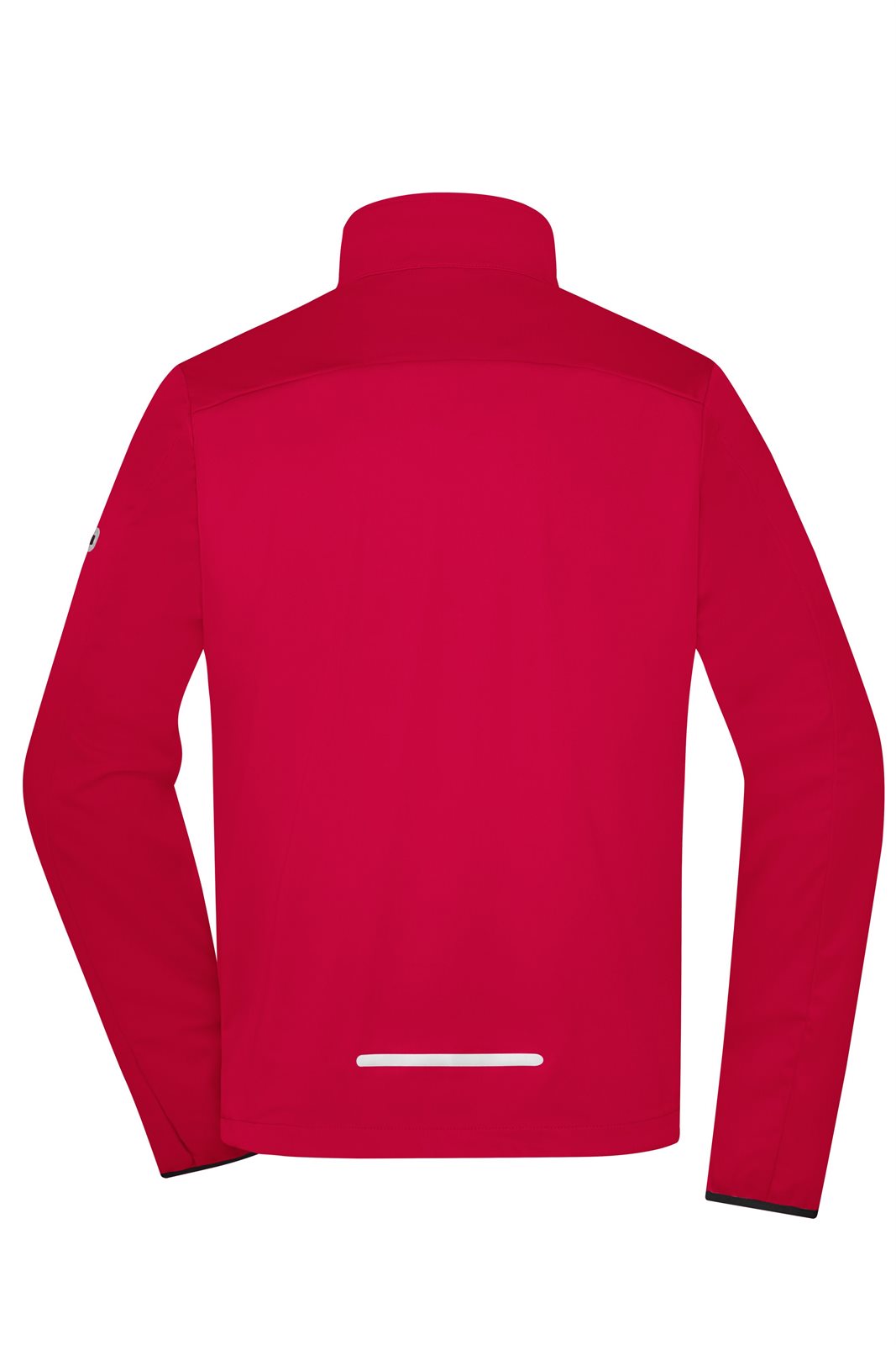 Jacke Herren Rot/Schwarz – Men's Sports Softshell Jacket, Detailansicht
