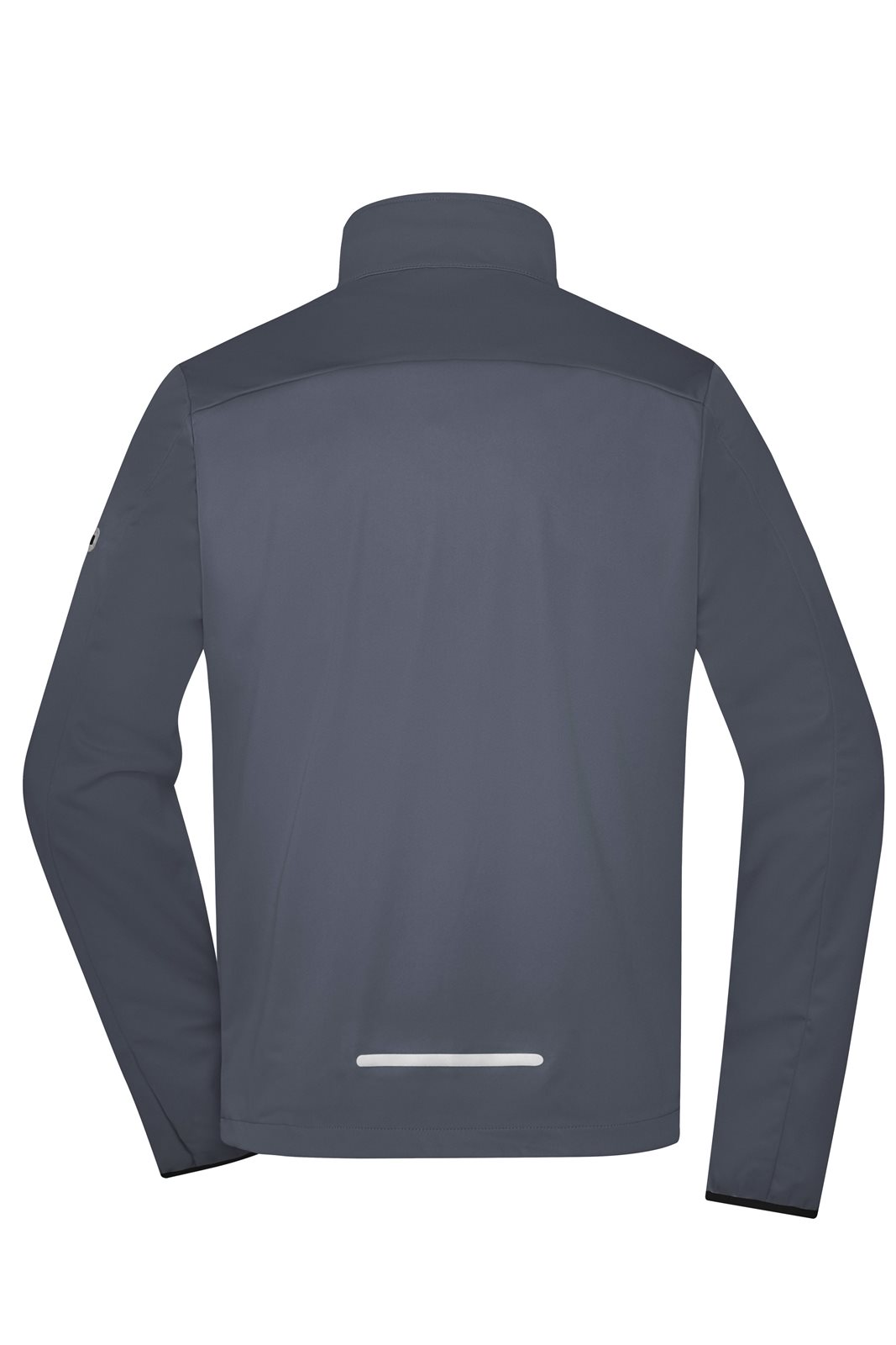 Jacke Herren Grau/Schwarz – Men's Sports Softshell Jacket, Detailansicht