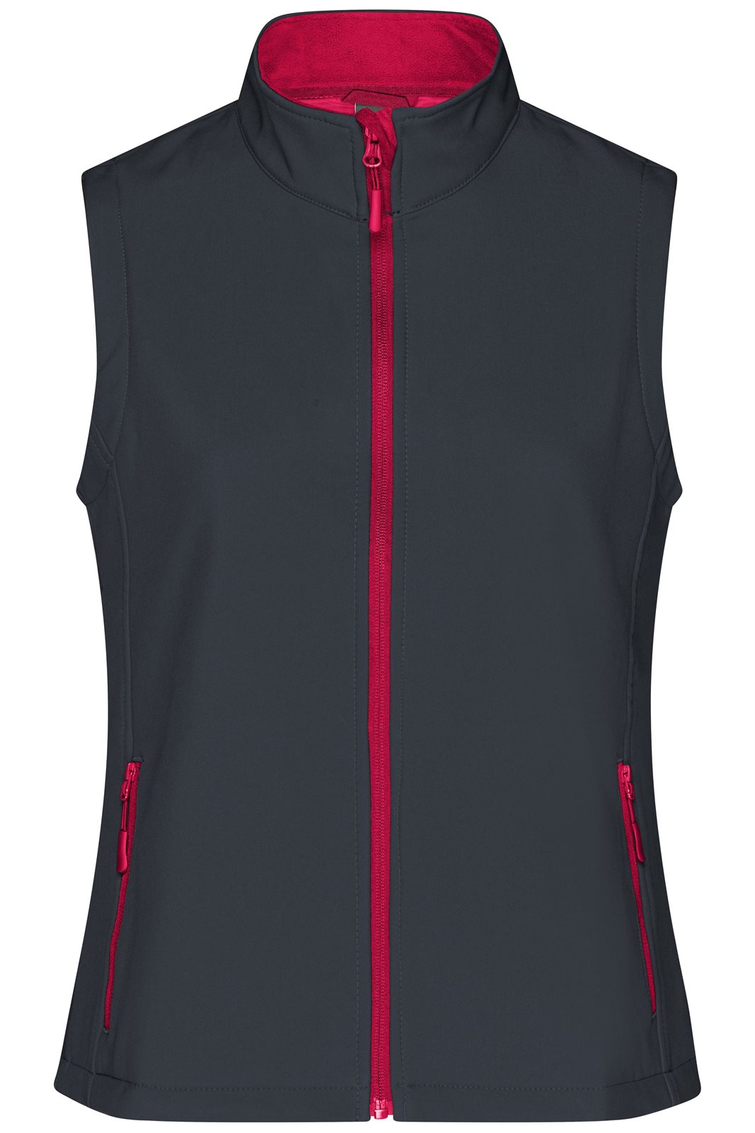 Weste Damen Grau/Rot – Ladies' Promo Softshell Vest
