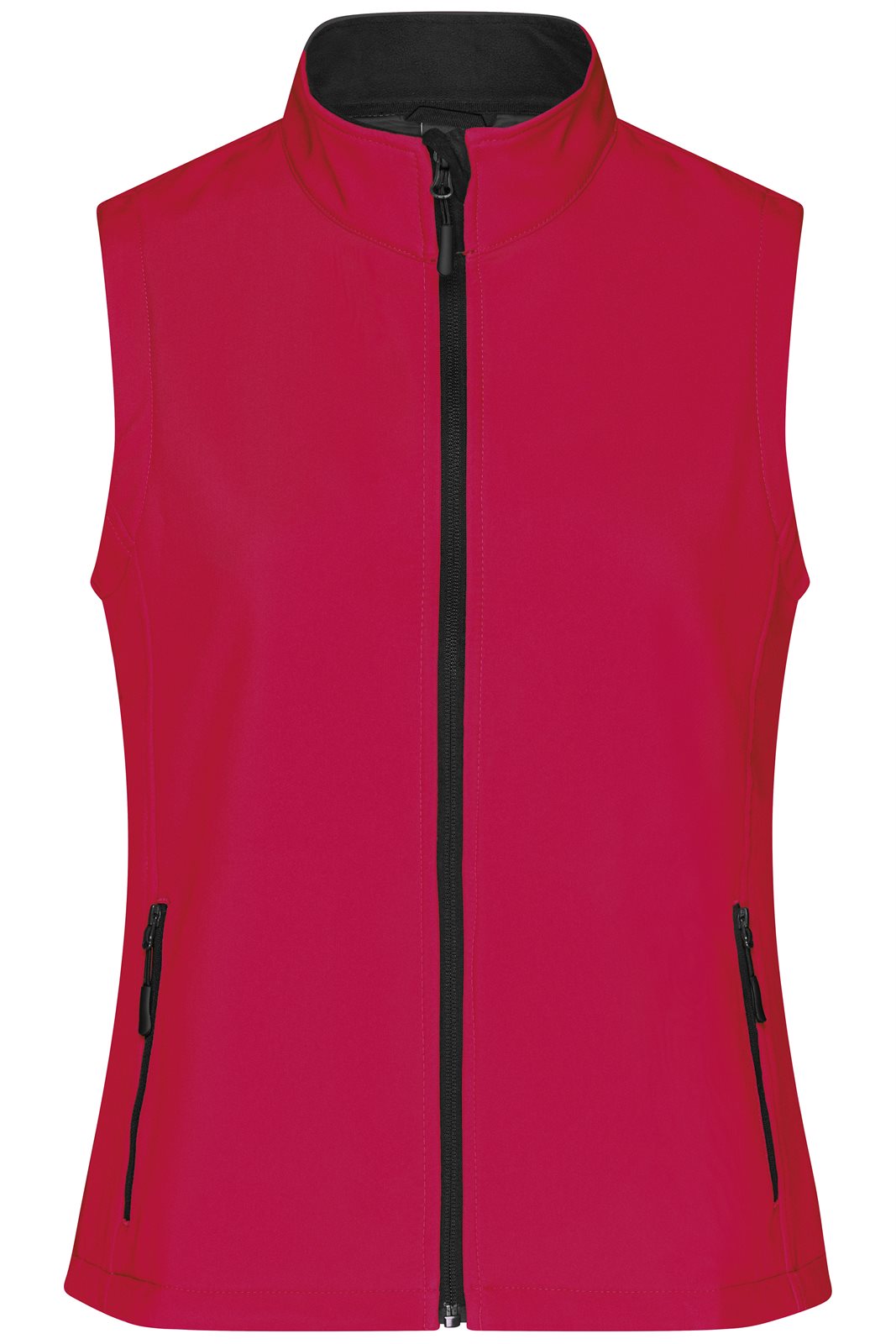 Weste Damen Schwarz/Rot – Ladies' Promo Softshell Vest