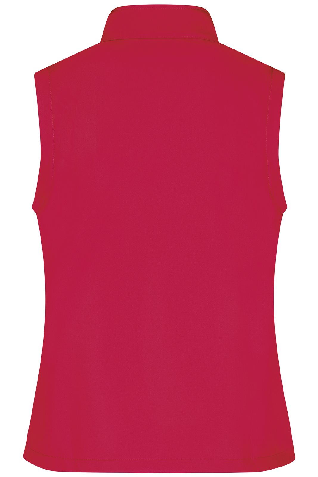 Weste Damen Schwarz/Rot – Ladies' Promo Softshell Vest, Detailansicht