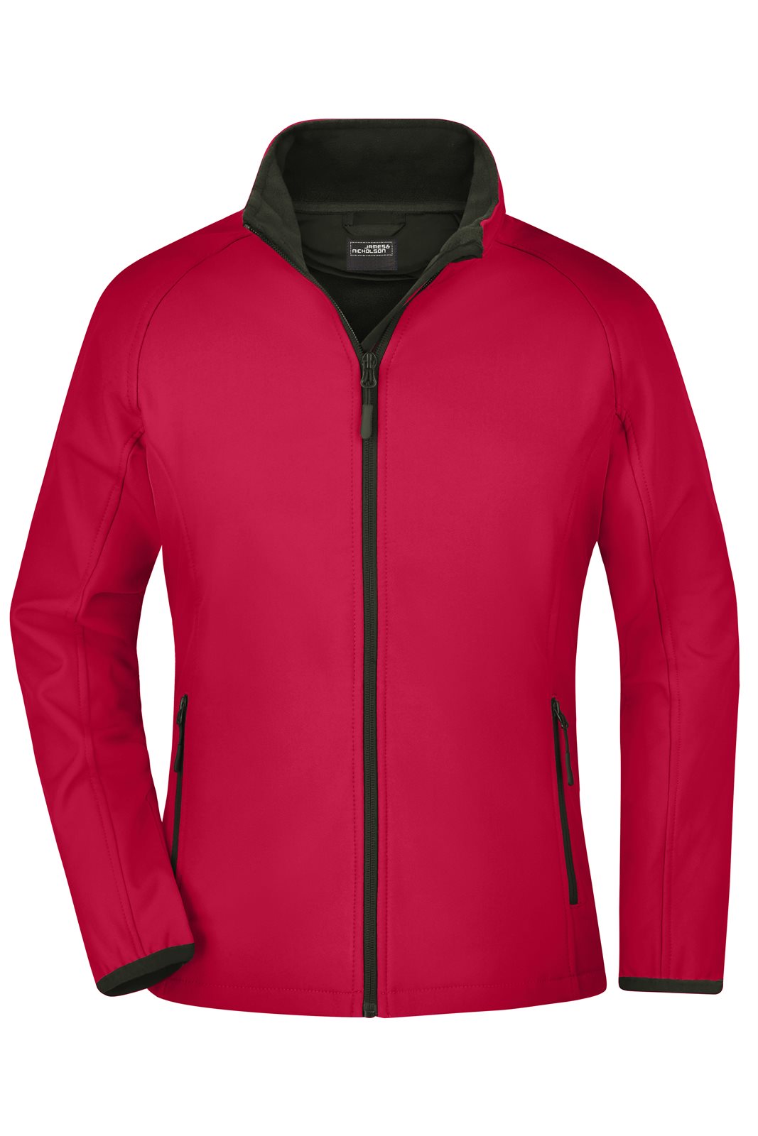 Jacke Damen Schwarz/Rot – Ladies' Promo Softshell Jacket