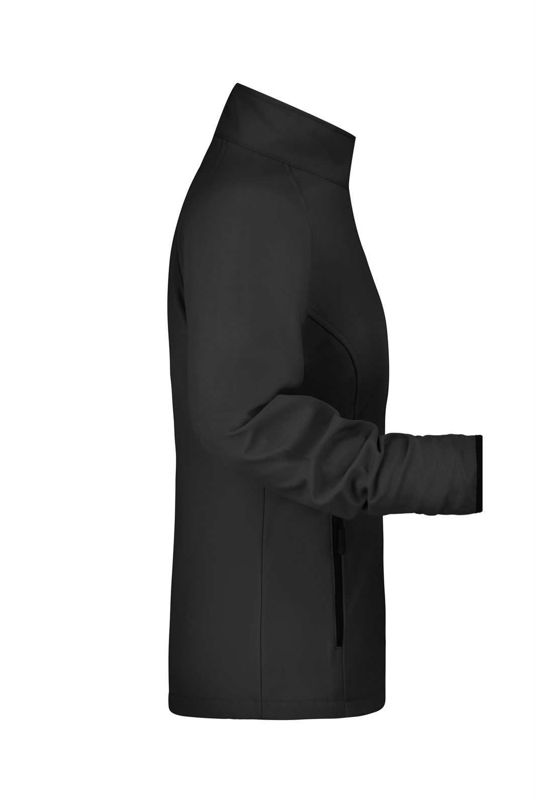 Jacke Damen Schwarz – Ladies' Promo Softshell Jacket, Detailansicht