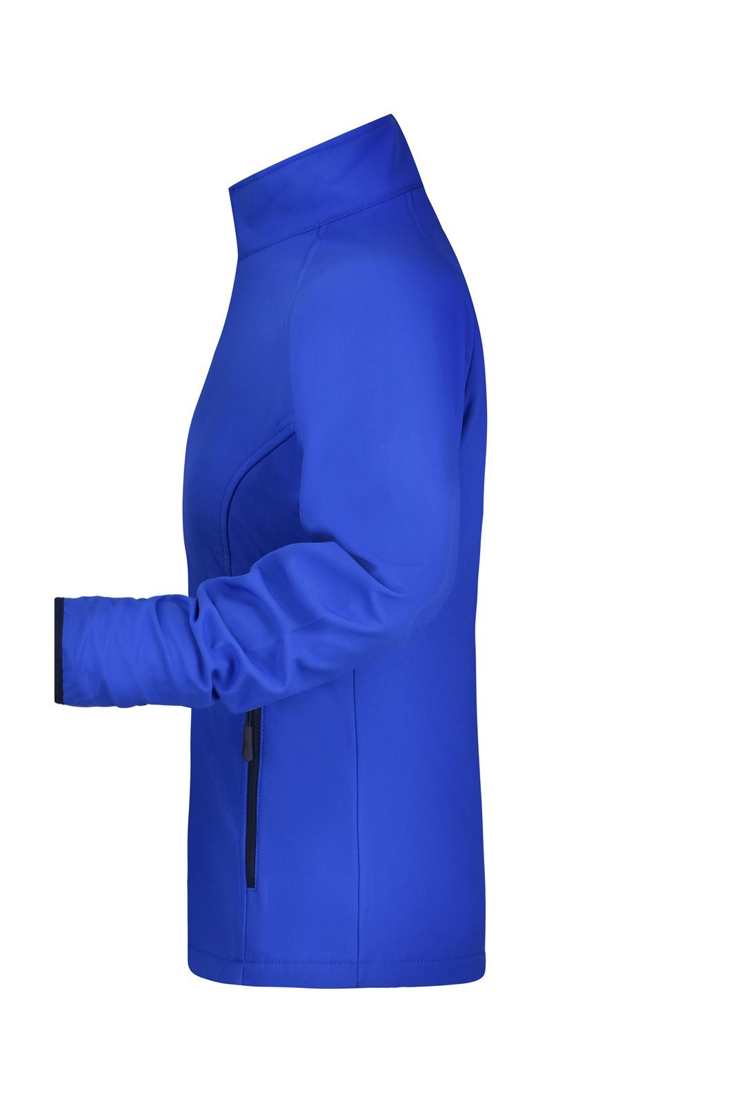 Jacke Damen Blau – Ladies' Promo Softshell Jacket, Detailansicht