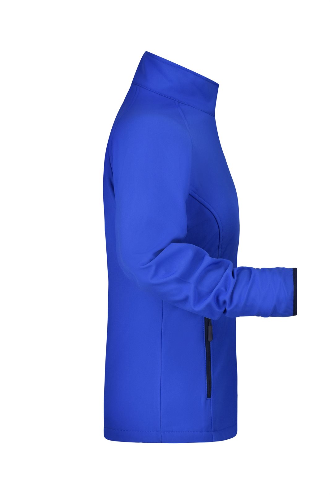 Jacke Damen Blau – Ladies' Promo Softshell Jacket, Detailansicht