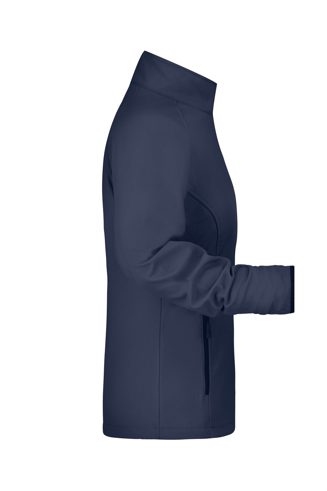 Jacke Damen Blau – Ladies' Promo Softshell Jacket, Detailansicht