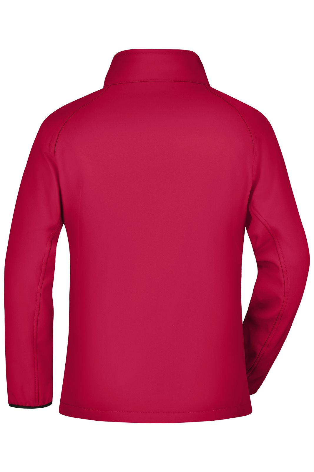 Jacke Damen Schwarz/Rot – Ladies' Promo Softshell Jacket, Detailansicht