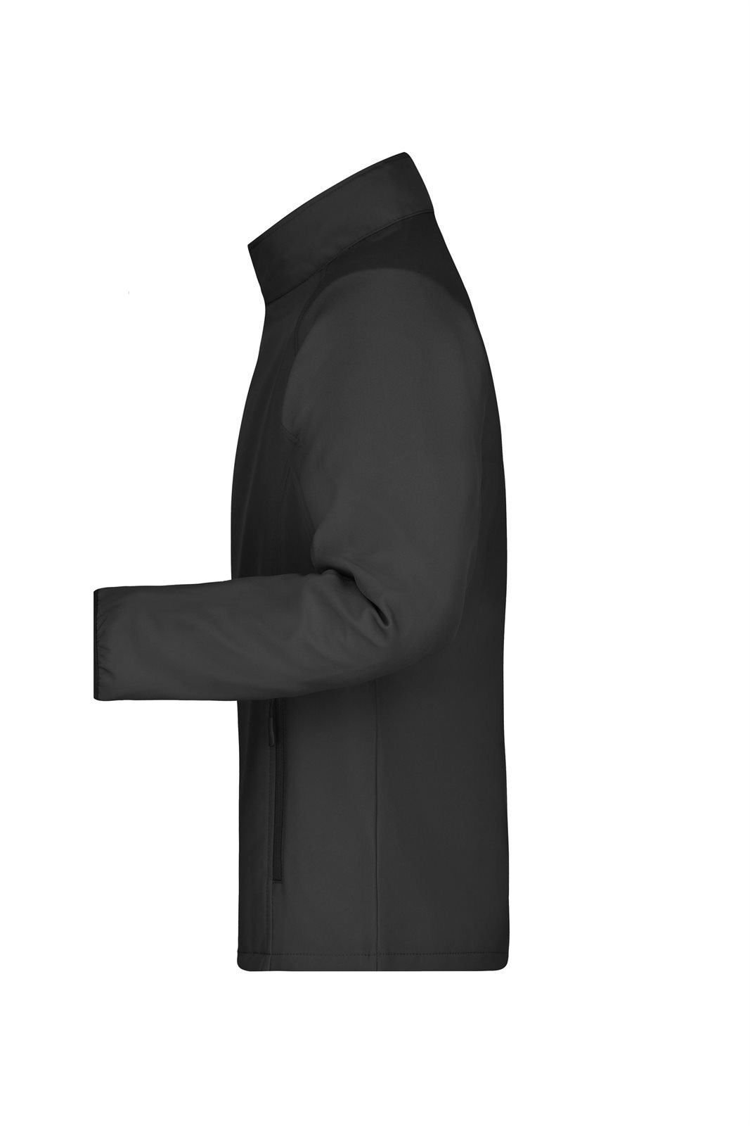 Jacke Herren Schwarz – Men's Promo Softshell Jacket, Detailansicht