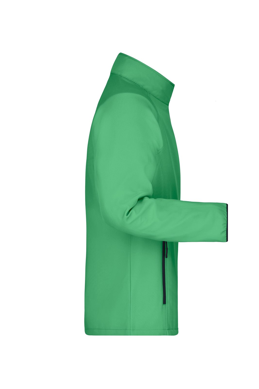 Jacke Herren Blau/Grün – Men's Promo Softshell Jacket, Detailansicht