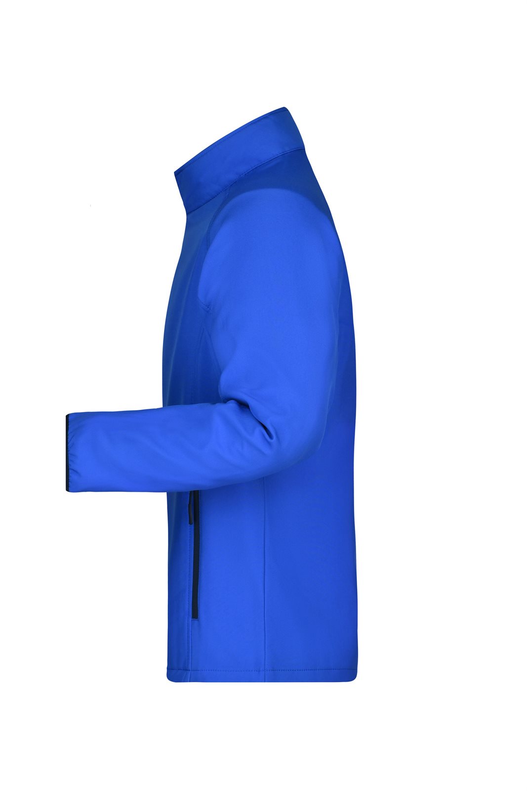 Jacke Herren Blau – Men's Promo Softshell Jacket, Detailansicht