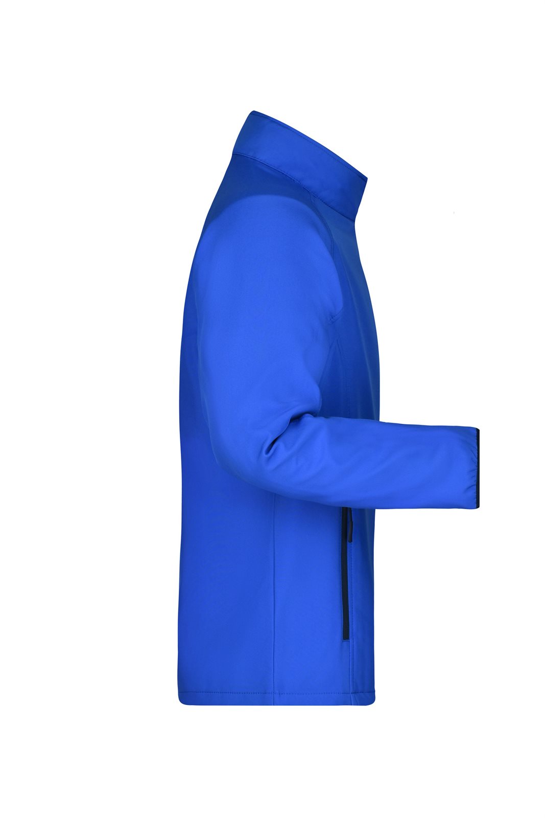 Jacke Herren Blau – Men's Promo Softshell Jacket, Detailansicht