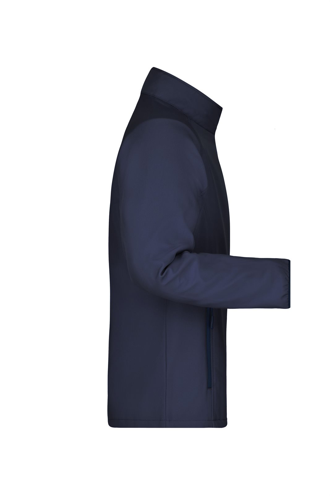 Jacke Herren Blau – Men's Promo Softshell Jacket, Detailansicht