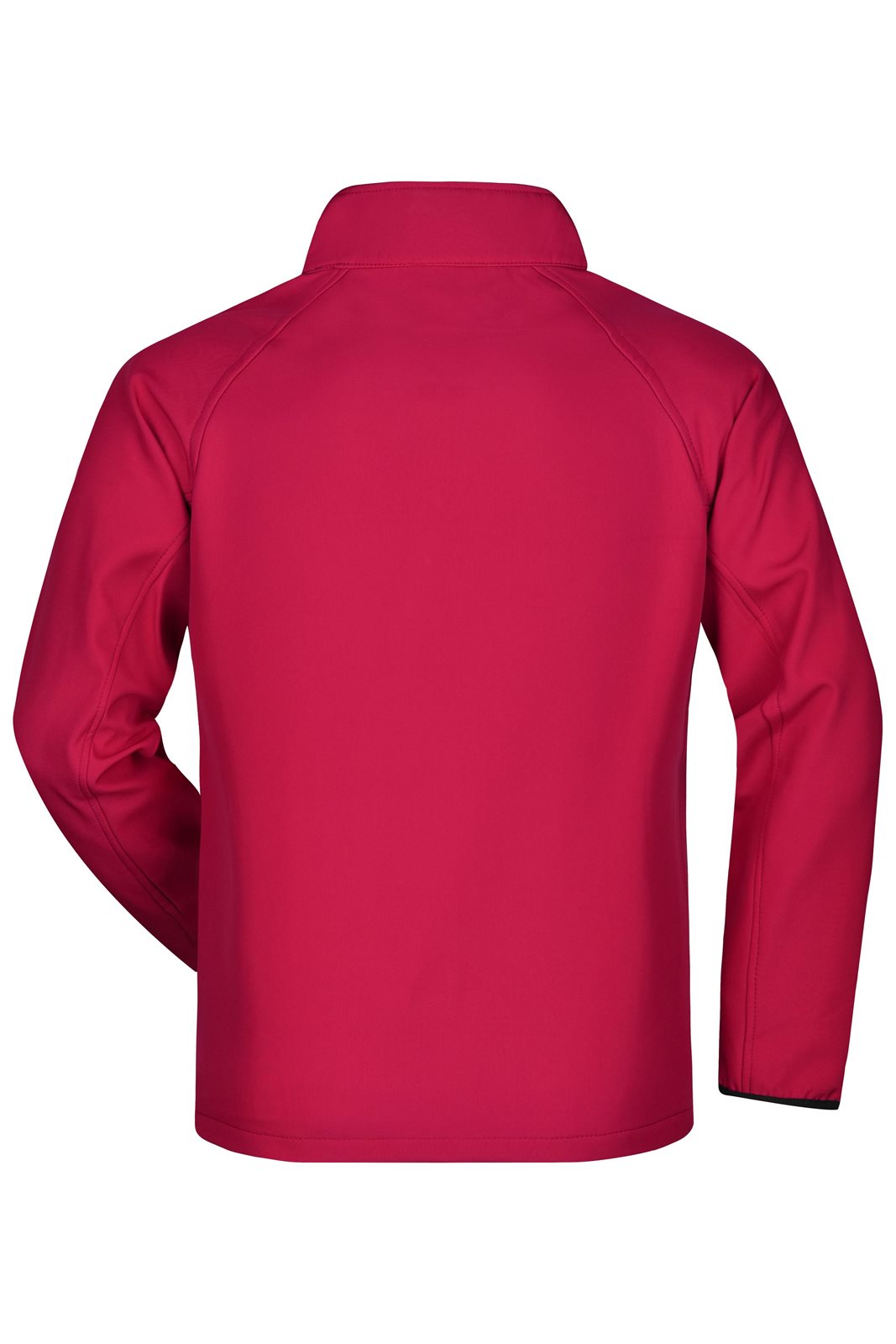 Jacke Herren Schwarz/Rot – Men's Promo Softshell Jacket, Detailansicht