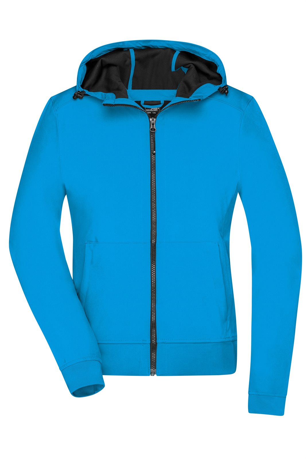 Jacke Damen Blau/Schwarz – Ladies' Hooded Softshell Jacket