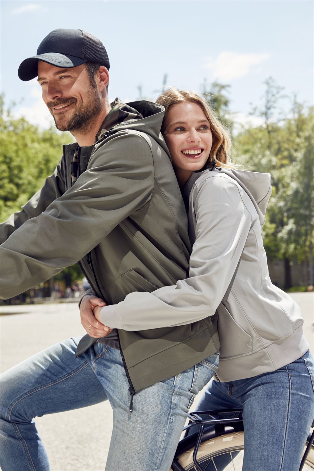 Jacke Damen – Ladies' Hooded Softshell Jacket, Detailansicht
