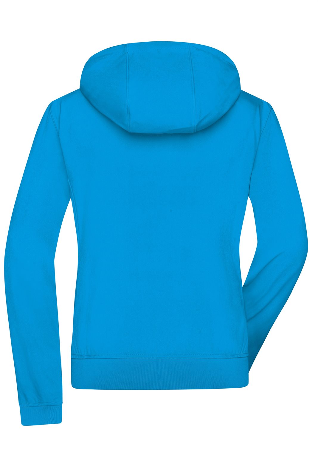 Jacke Damen Blau/Schwarz – Ladies' Hooded Softshell Jacket, Detailansicht