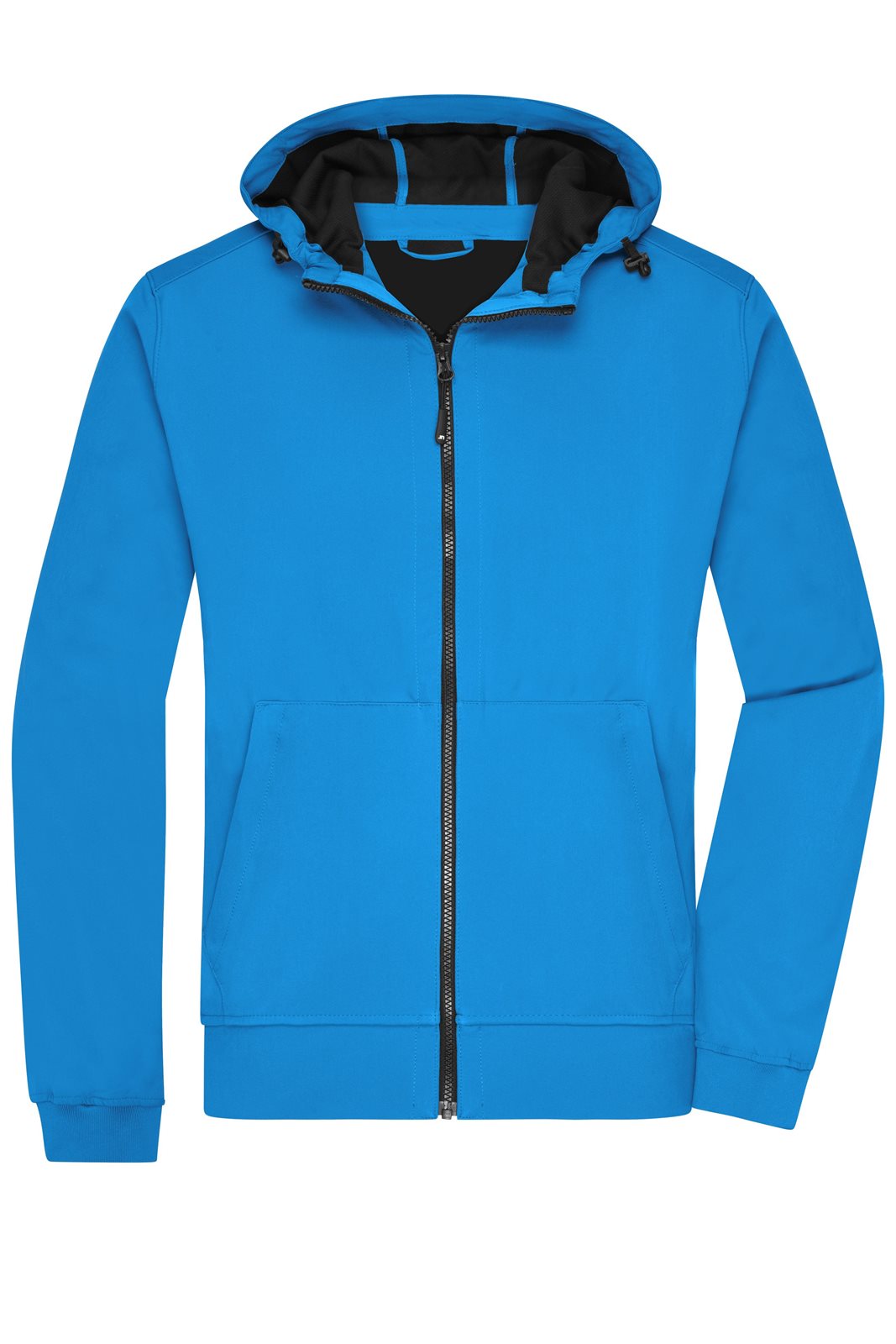 Jacke Herren Blau/Schwarz – Men's Hooded Softshell Jacket