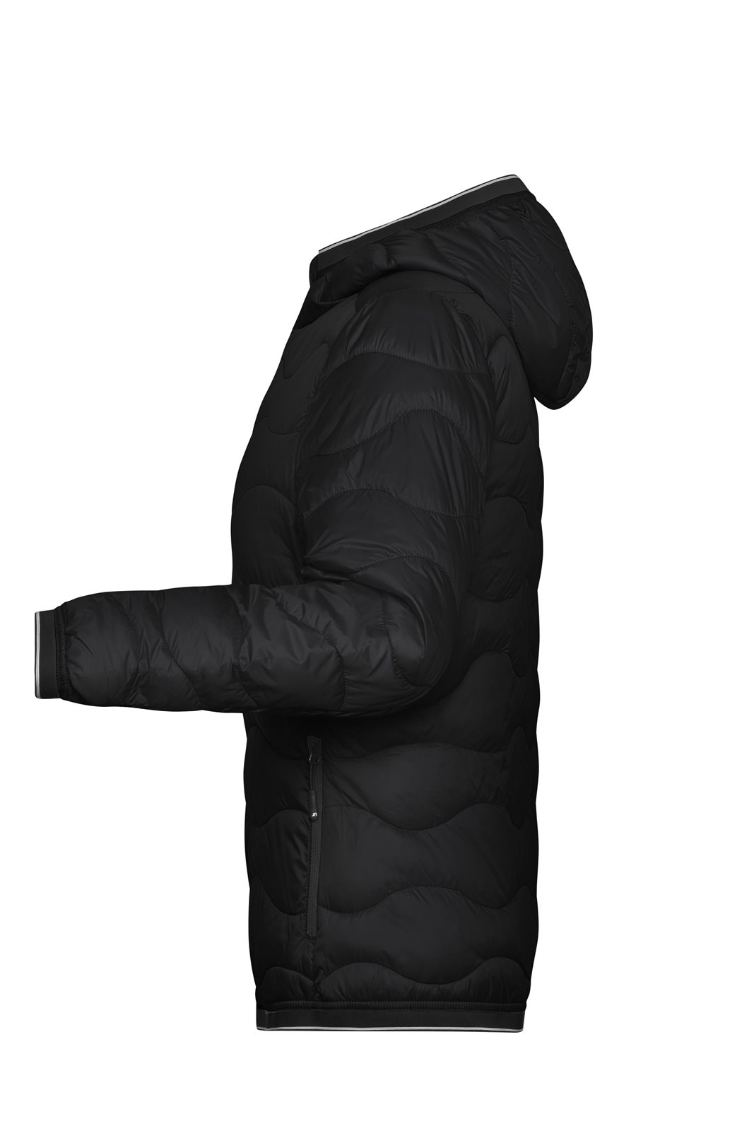 Jacke Damen Schwarz – Ladies' Padded Jacket, Detailansicht