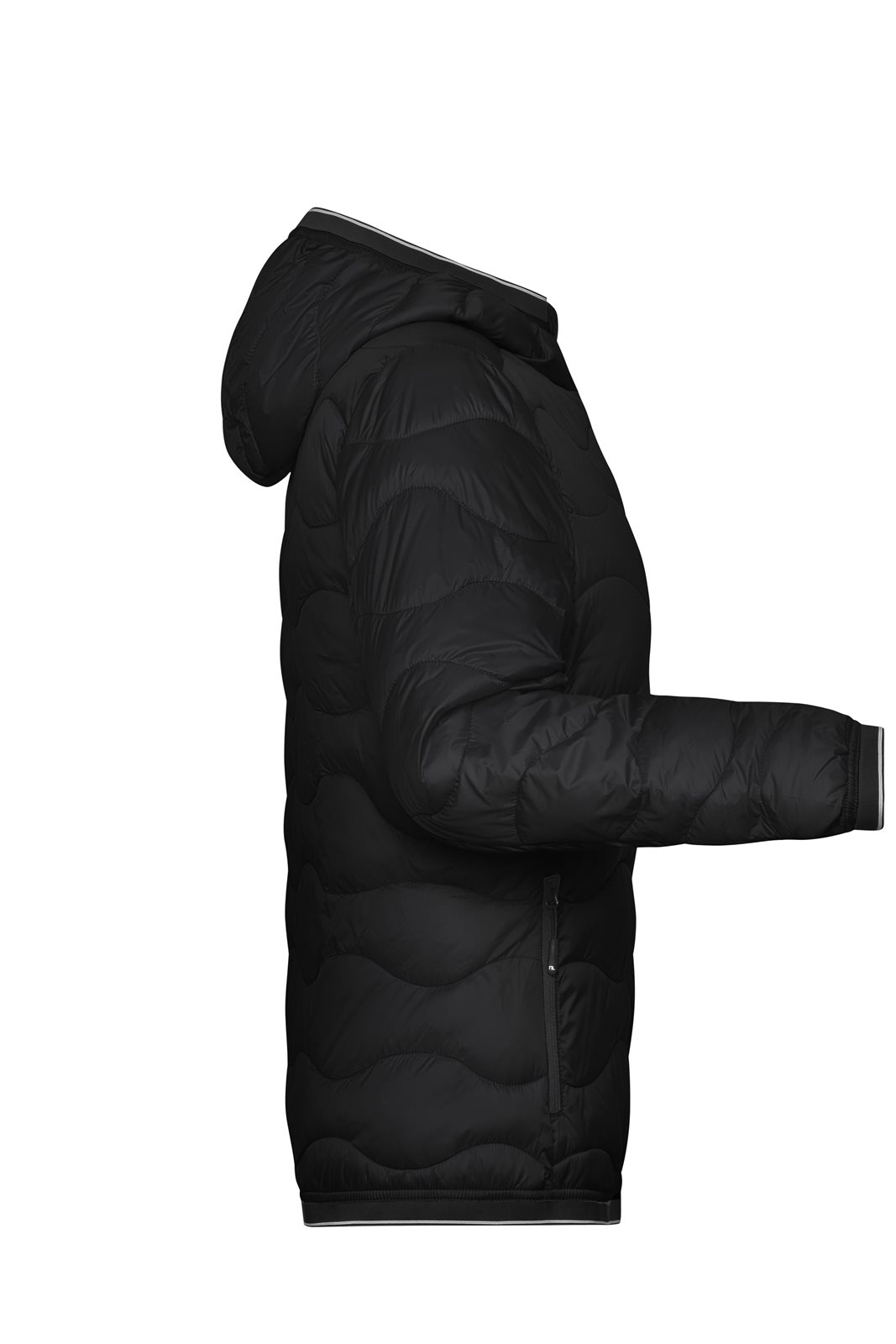Jacke Damen Schwarz – Ladies' Padded Jacket, Detailansicht