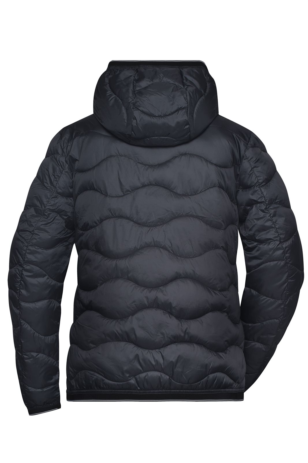 Jacke Damen Grau/Braun – Ladies' Padded Jacket, Detailansicht