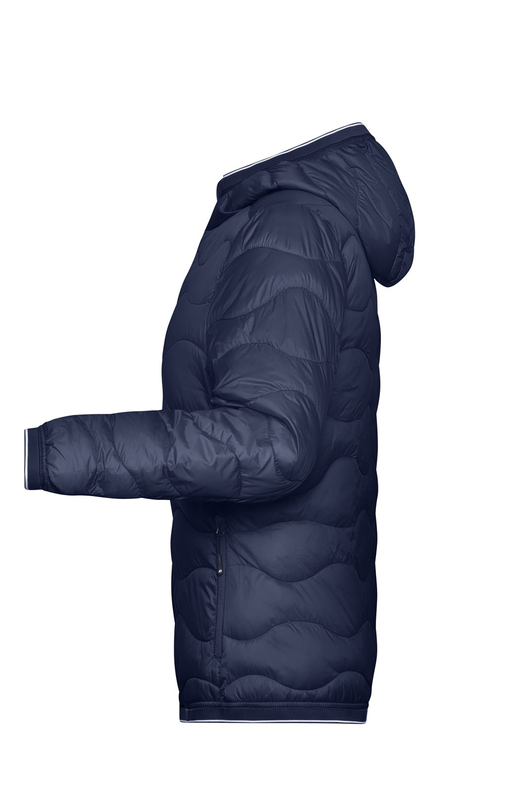 Jacke Damen Blau/Grau – Ladies' Padded Jacket, Detailansicht