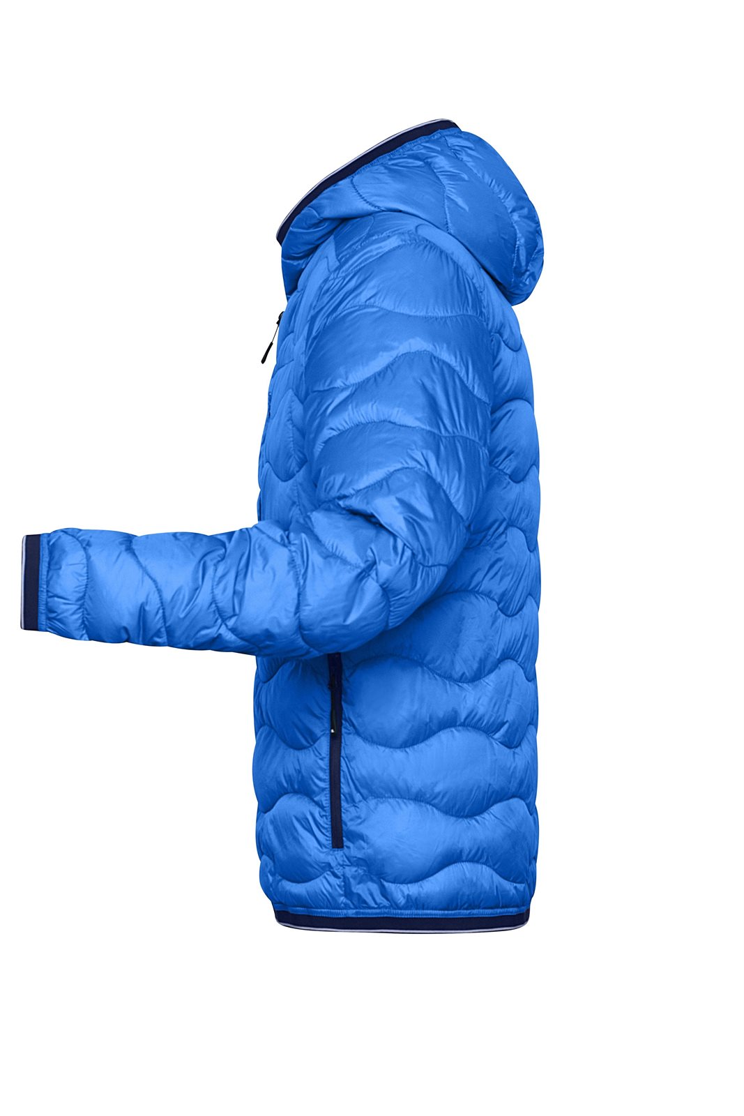 Jacke Herren Blau – Men's Padded Jacket, Detailansicht