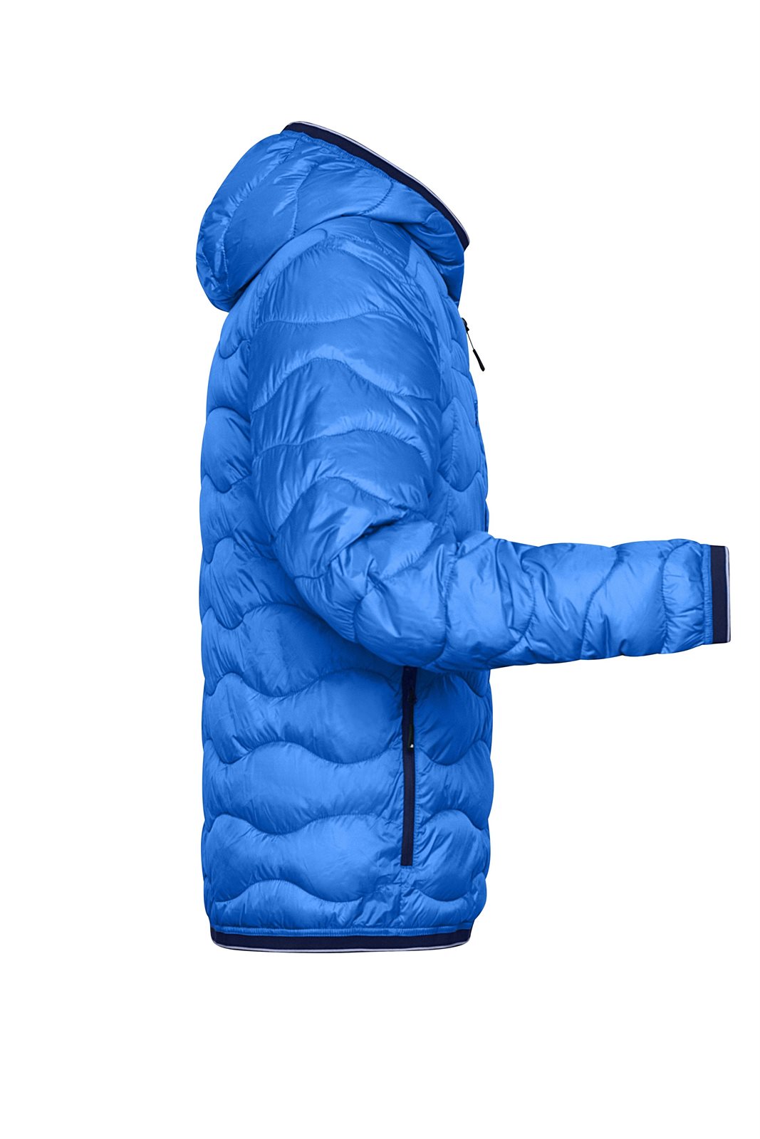 Jacke Herren Blau – Men's Padded Jacket, Detailansicht