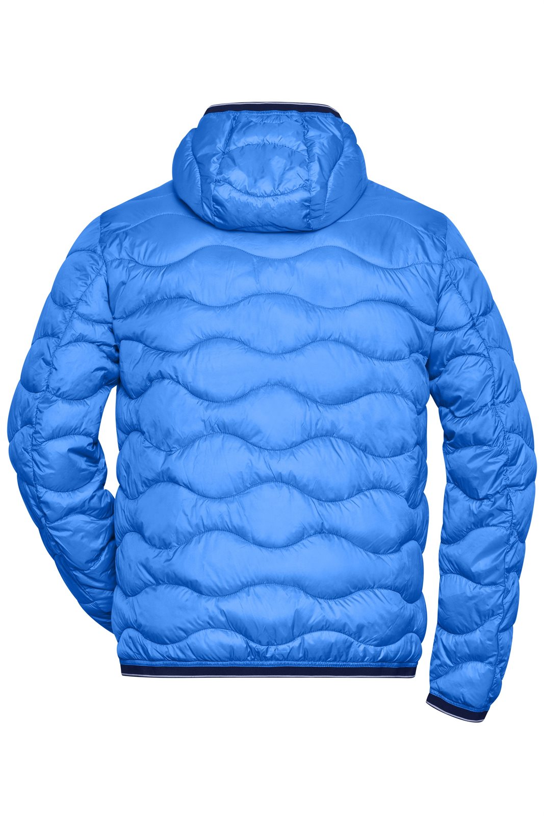 Jacke Herren Blau – Men's Padded Jacket, Detailansicht
