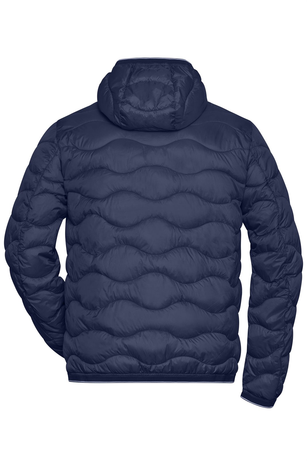 Jacke Herren Blau/Grau – Men's Padded Jacket, Detailansicht