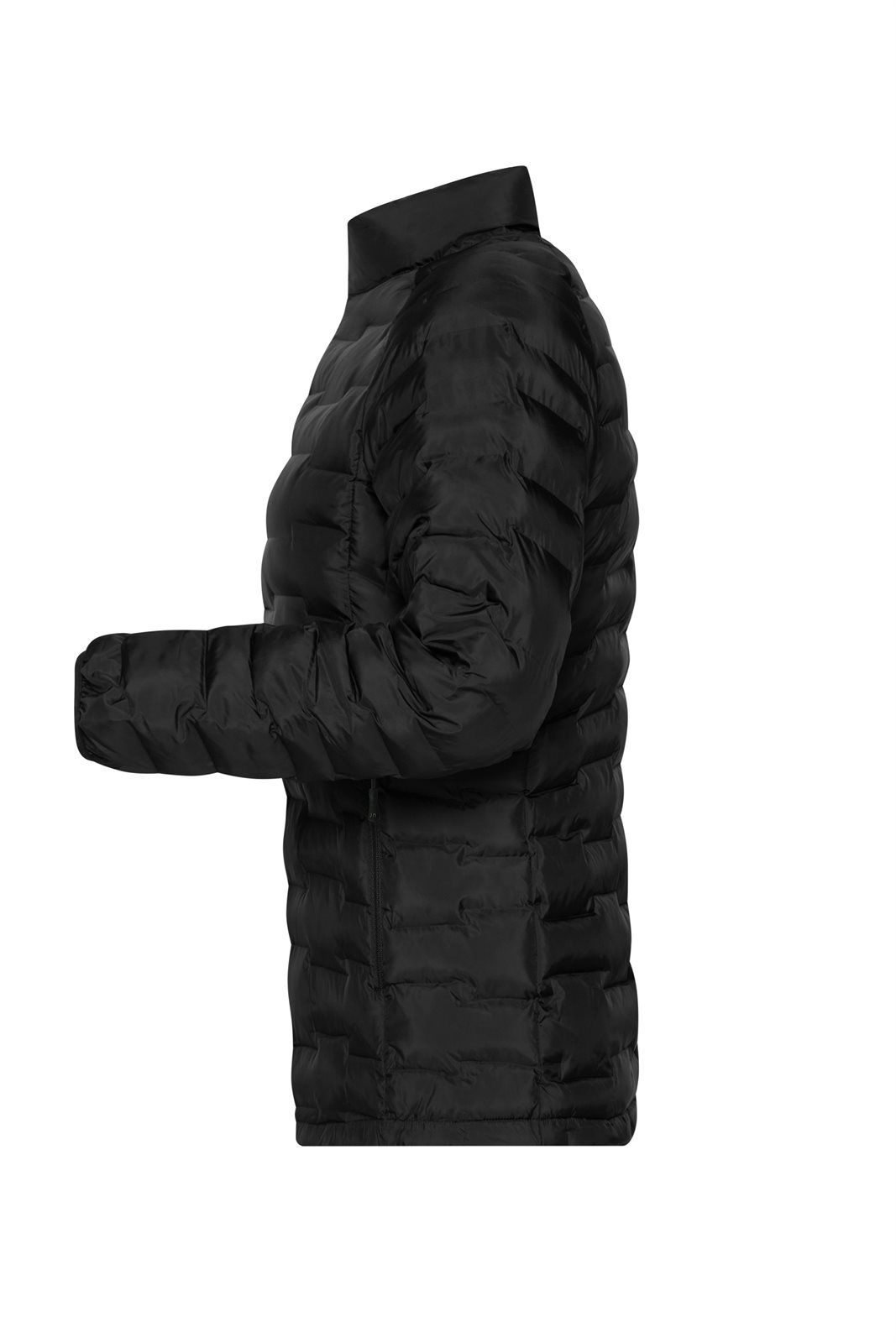 Jacke Damen Schwarz – Ladies' Modern Padded Jacket GRS, Detailansicht