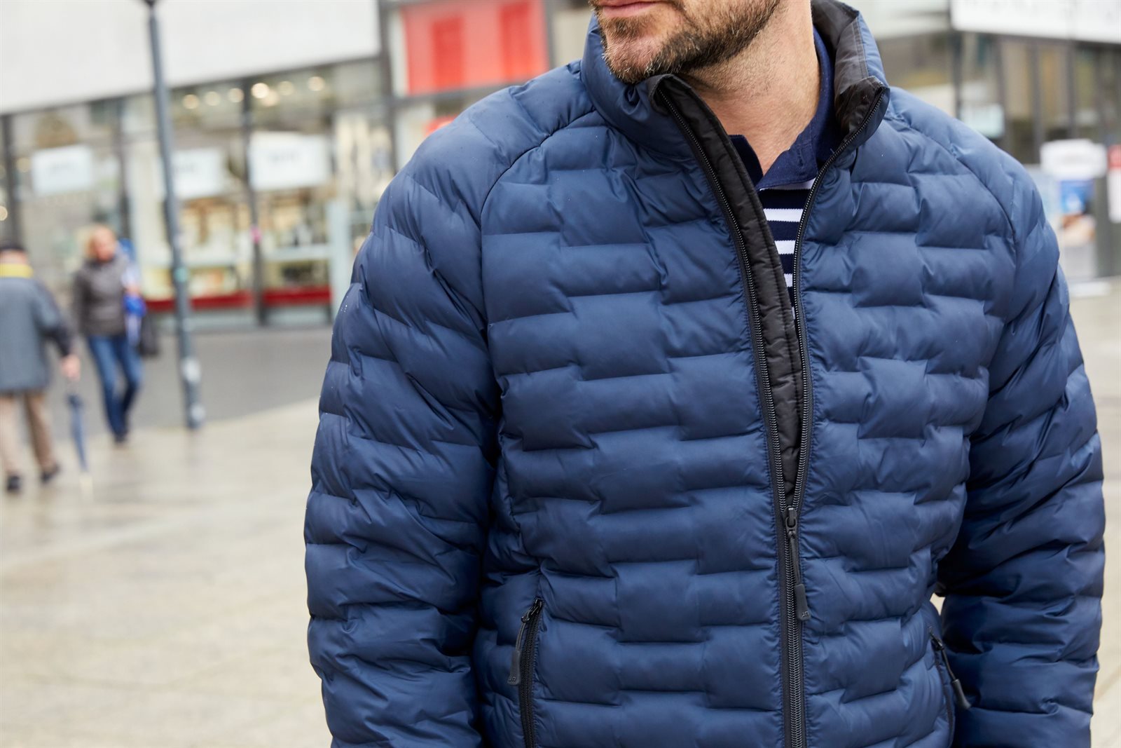Jacke Herren – Men's Modern Padded Jacket GRS, Detailansicht