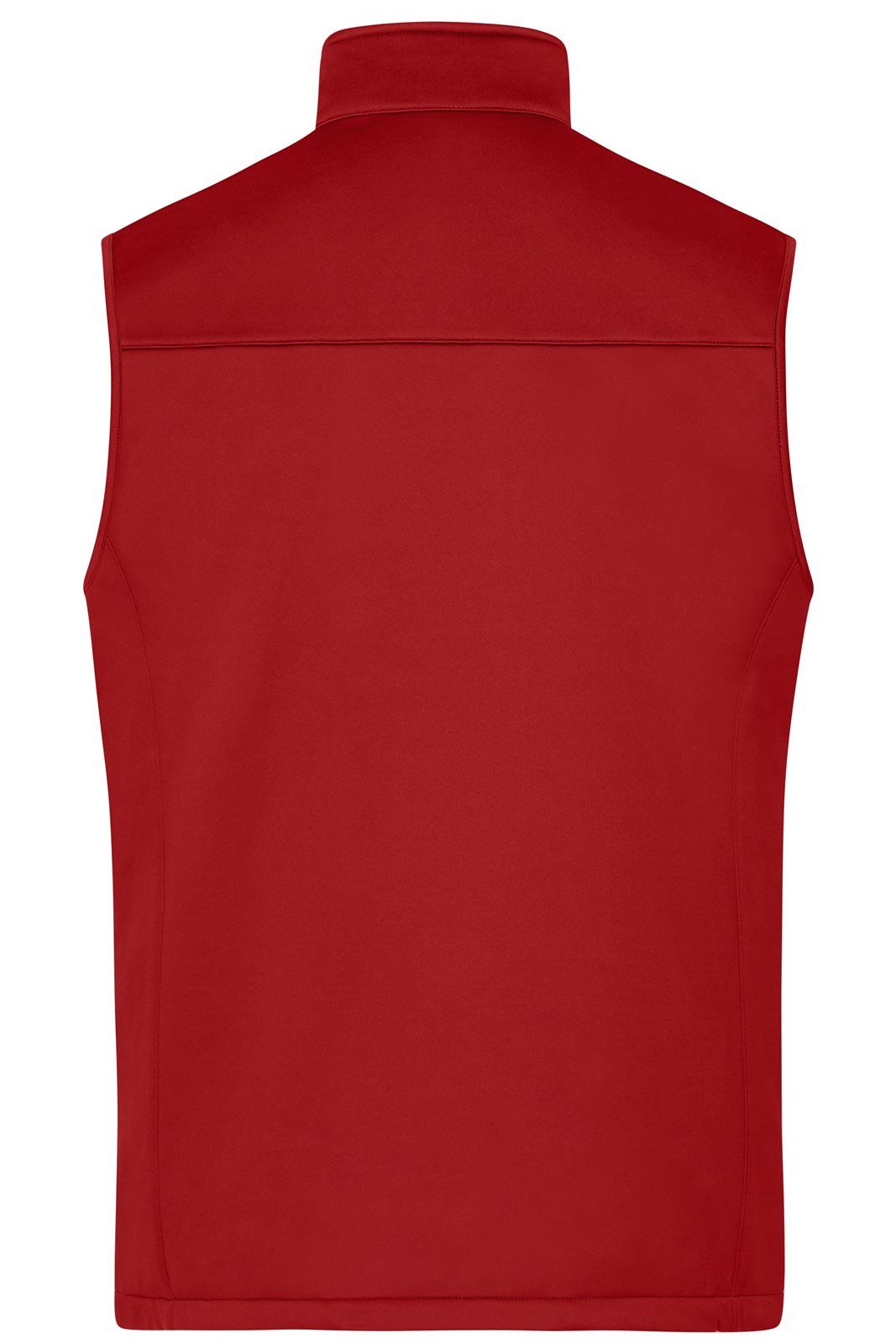 Weste Herren Rot – Men's Softshell Vest GRS, Detailansicht